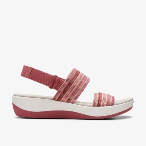 Clarks Arla Stroll Dusty Rose Combination Sandaler Dam Rosa | ITM-172509