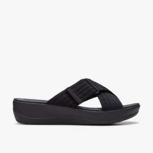 Clarks Arla Wave Black Kilklack Dam Svarta | XBP-785264