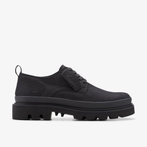 Clarks Badell Lace Black Nubuck Finskor Herr Svarta | CAO-802961