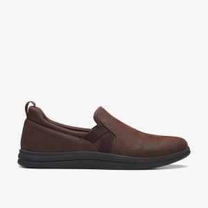 Clarks Breeze Bali Brown Slip On Dam Bruna | MWC-341569