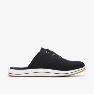 Clarks Breeze Clara Black Slip On Dam Svarta | STH-902358
