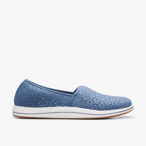 Clarks Breeze Emily Blue Slip On Dam Blå | NPD-130874