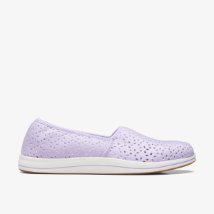 Clarks Breeze Emily Lilac Slip On Dam Lila | BHC-213694
