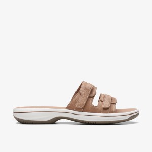 Clarks Breeze Piper Warm Beige Sandaler Dam Beige | FKA-583460