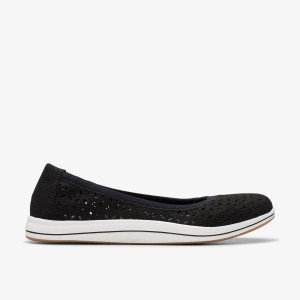 Clarks Breeze Roam Black Slip On Dam Svarta | NXO-947210
