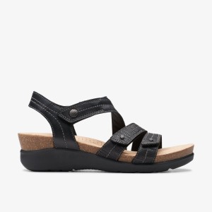 Clarks Calenne Clara Black Combination Kilklack Dam Svarta | CYH-094862