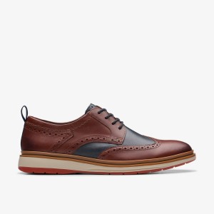 Clarks Chantry Wing British Tan Combination Finskor Herr Bruna | DFM-623940