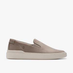 Clarks Craft Swift Go Grey Nubuck Sneakers Herr Grå | FZN-157692