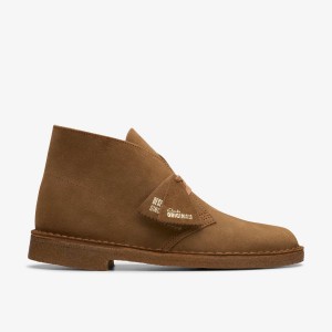 Clarks Desert Boot Cola Suede Finskor Herr Cola | CVE-583196