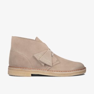 Clarks Desert Boot Sand Suede Finskor Herr Bruna | NEH-758649