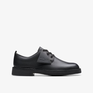 Clarks Desert London Older Black Originals Skor Barn Svarta | EWO-897652