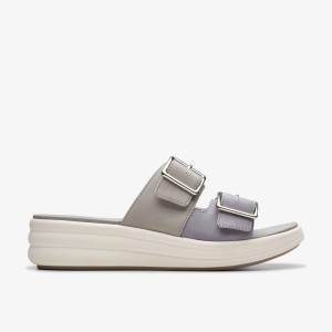 Clarks Drift Buckle Lilac Combination Sandaler Dam Lila | VOL-304758