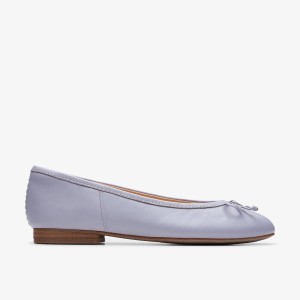 Clarks FAWNA LILY Lilac Leather Slip On Dam Lila | MPZ-352046
