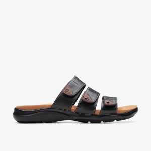 Clarks Kitly Walk Black Sandaler Dam Svarta | PAB-173685
