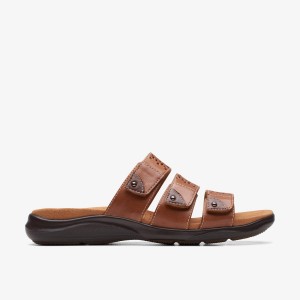 Clarks Kitly Walk Tan Sandaler Dam Bruna | GAI-983642