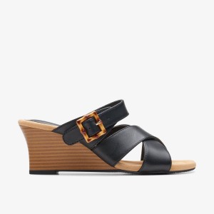Clarks Kyarra Judi Black Kilklack Dam Svarta | RKW-246980