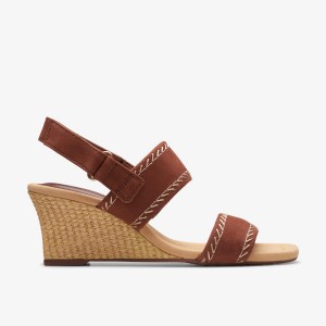 Clarks Kyarra Rose Tan Nubuck Kilklack Dam Bruna | PZF-087596