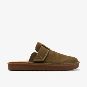 Clarks Litton Mule Oakwood Suede Sandaler Herr Oakwood | OMS-581690