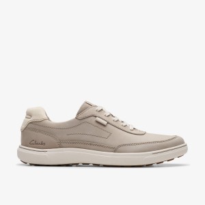 Clarks Mapstone Trail Stone Nubuck Sneakers Herr Grå | DFN-974581