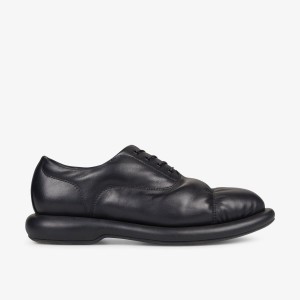 Clarks Martine Rose Mens Oxford 1 Black Leather Finskor Herr Svarta | LDA-063578