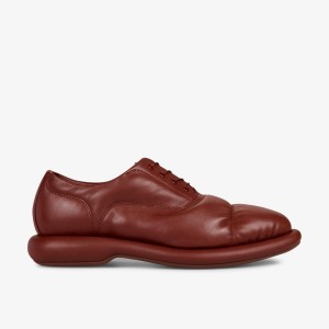Clarks Martine Rose Mens Oxford 1 Oxblood Leather Finskor Herr Vinröda | TZD-731250