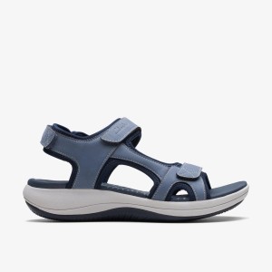 Clarks Mira Bay Denim Blue Sandaler Dam Blå | XYR-958670
