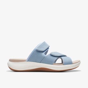 Clarks Mira Ease Denim Blue Sandaler Dam Blå | TBO-841756