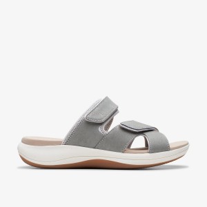 Clarks Mira Ease Grey Sandaler Dam Grå | PAD-208763