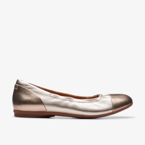 Clarks Rena Jazz Metallic Multicolour Slip On Dam Metal | VIX-216934