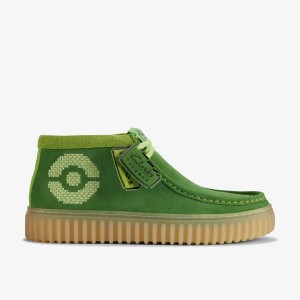 Clarks Torhill Explore x Pok Stövlar Herr Gröna | FOV-613528