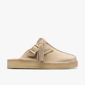 Clarks Trek Mule Sand Suede Träskor Dam Bruna | YVT-067815