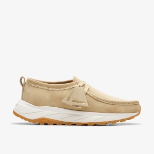 Clarks Walla Eden Lo Maple Suede Wallabees Herr Maple | VJT-826051