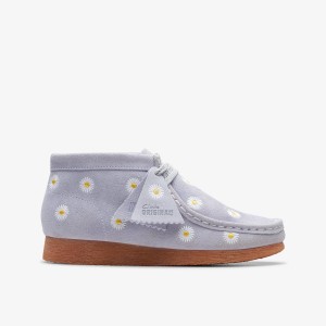 Clarks Wallabee Boot Older Cloud Grey Originals Skor Barn Grå | AUY-820537