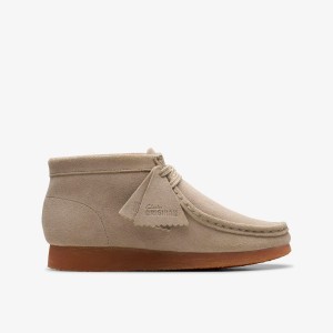 Clarks Wallabee Boot Older Sand Originals Skor Barn Bruna | ETI-395027