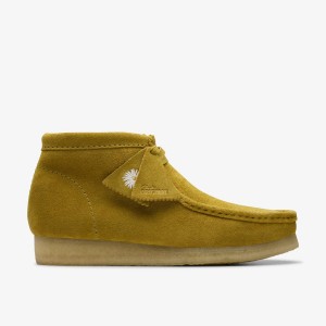 Clarks Wallabee Boot Olive Suede Wallabees Herr Olivgröna | GLD-204567