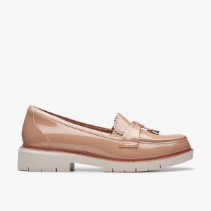 Clarks Westlynn Bella Warm Beige Slip On Dam Beige | LOP-587214