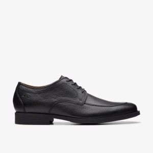 Clarks Whiddon Apron Black Tumbled Finskor Herr Svarta | WGV-537102