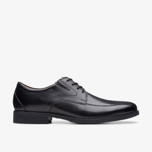 Clarks Whiddon Pace Black Leather Finskor Herr Svarta | MNR-620741